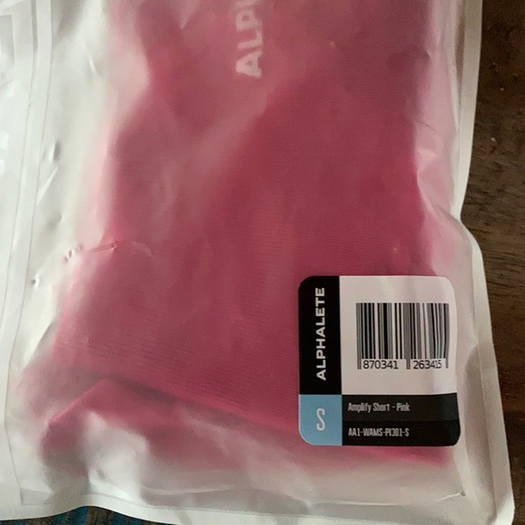 Alphalete Amplify Shorts Pink sz Small - Picture 3 of 5